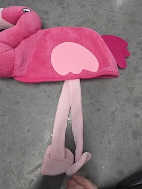 Plush Pink Flamingo Hat